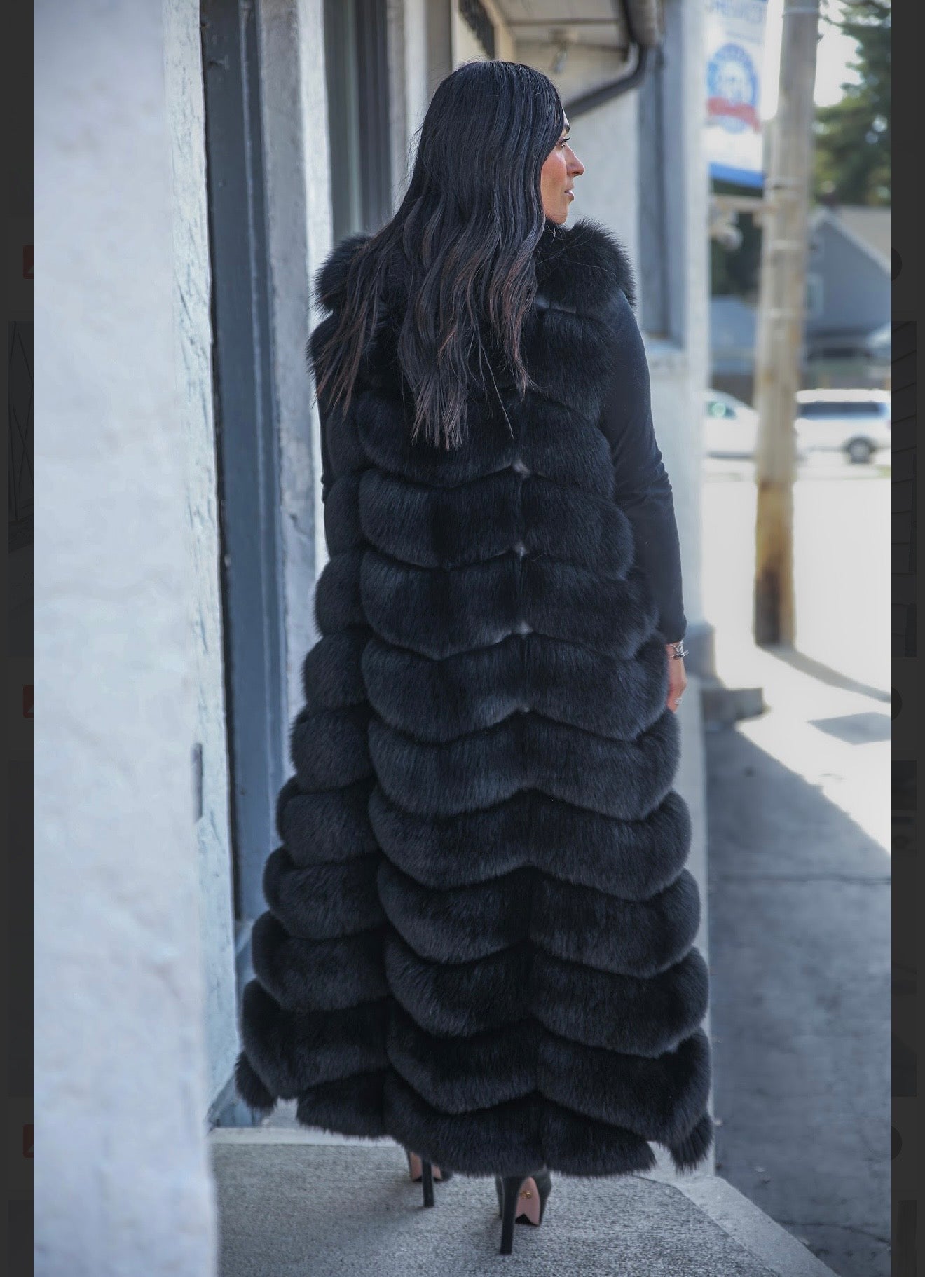 Black Fox Vest – Kastoria Furs