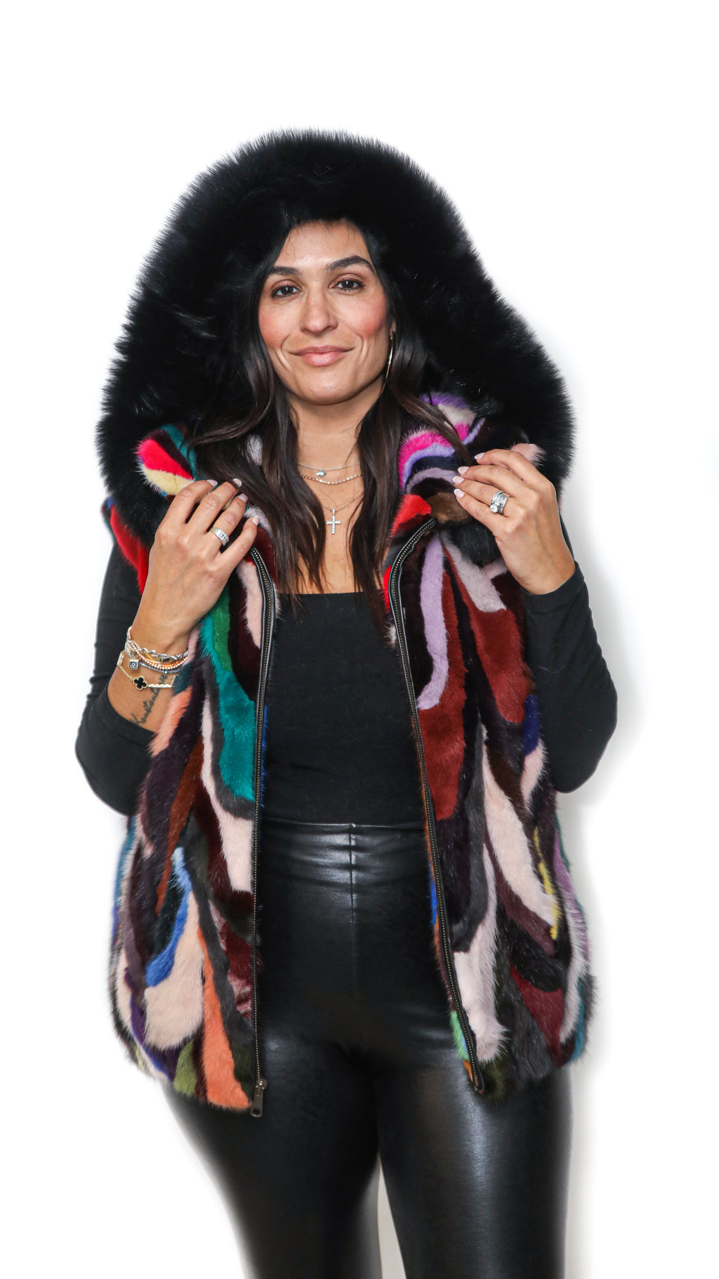Mink Sectional  Multicolor Vest