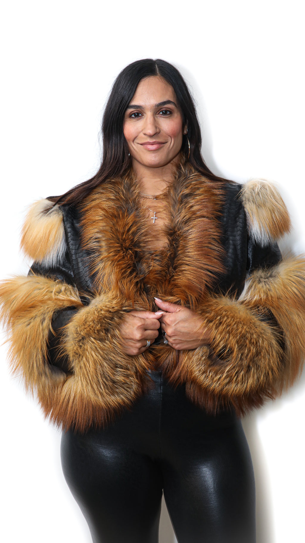 Leather With Red Fox