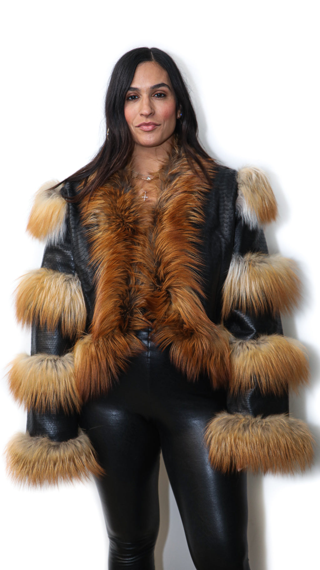 Leather With Red Fox