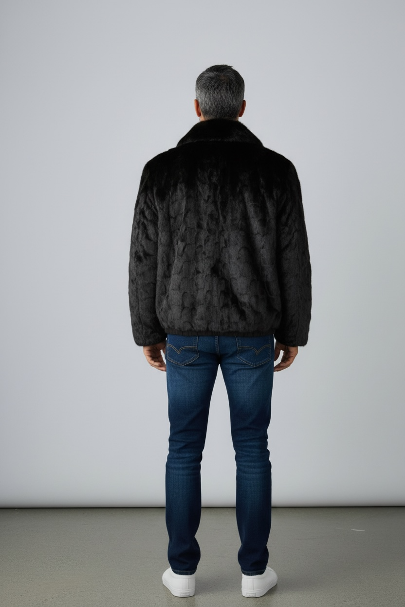Mink/Leather Reversible Jacket